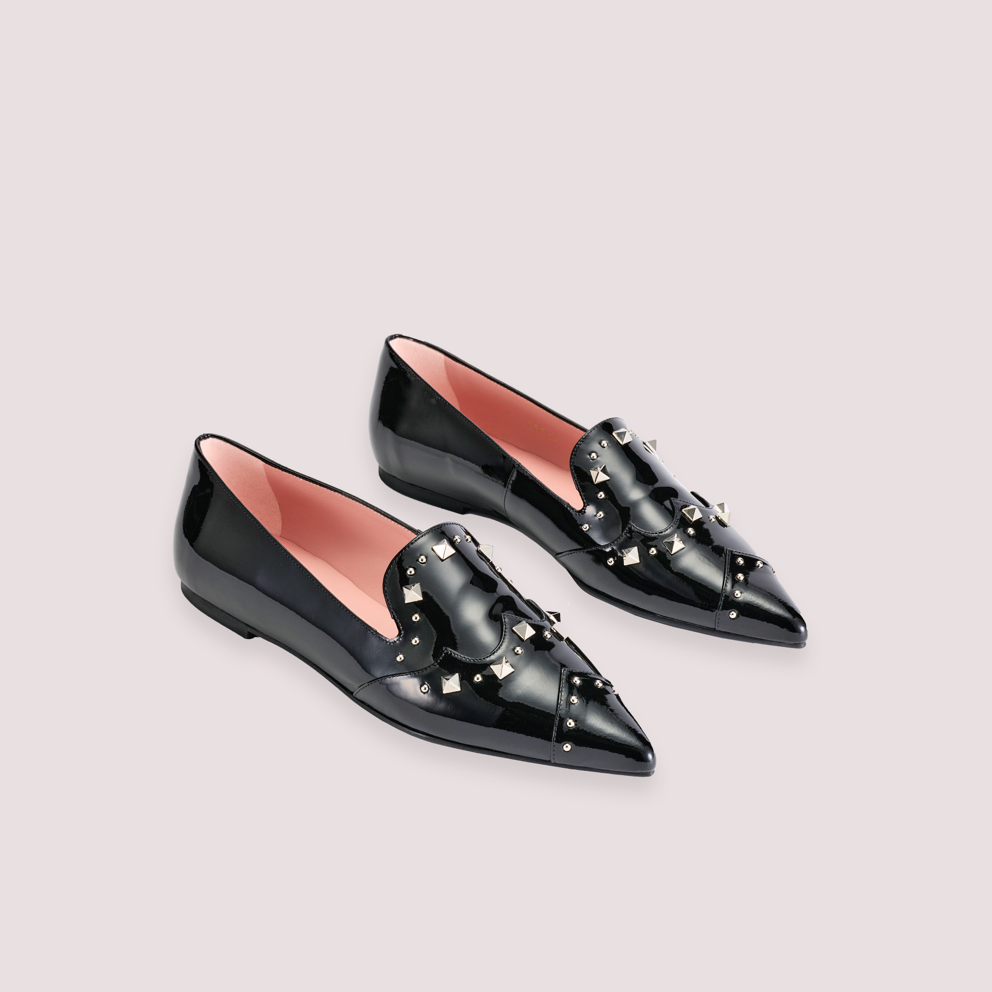 ELLA studs loafers NEGRO-NEGRO-NEGRO
