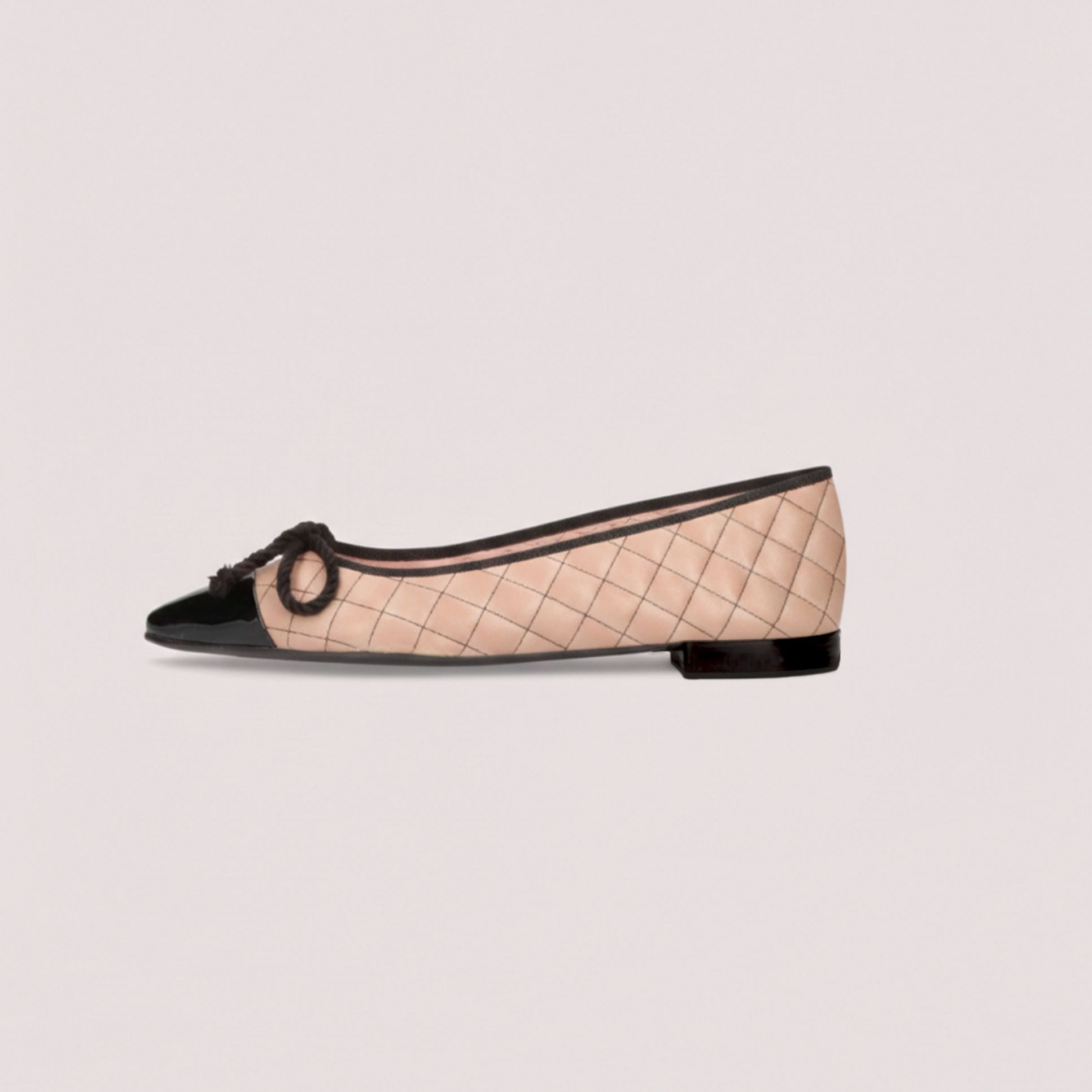 ELISE cap-toe quilted NEGRO-HADES