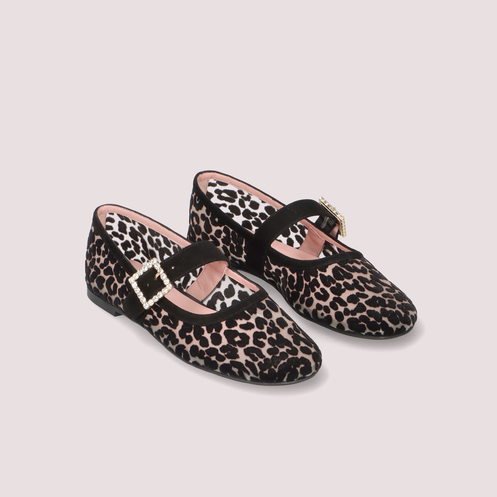 GEORGIA maryjane crystal buckle NEGRO-NEGRO